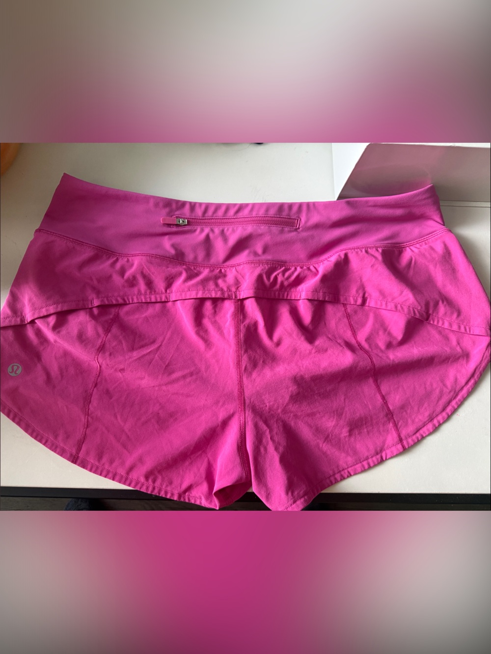 lululemon Pink Speed Up shorts